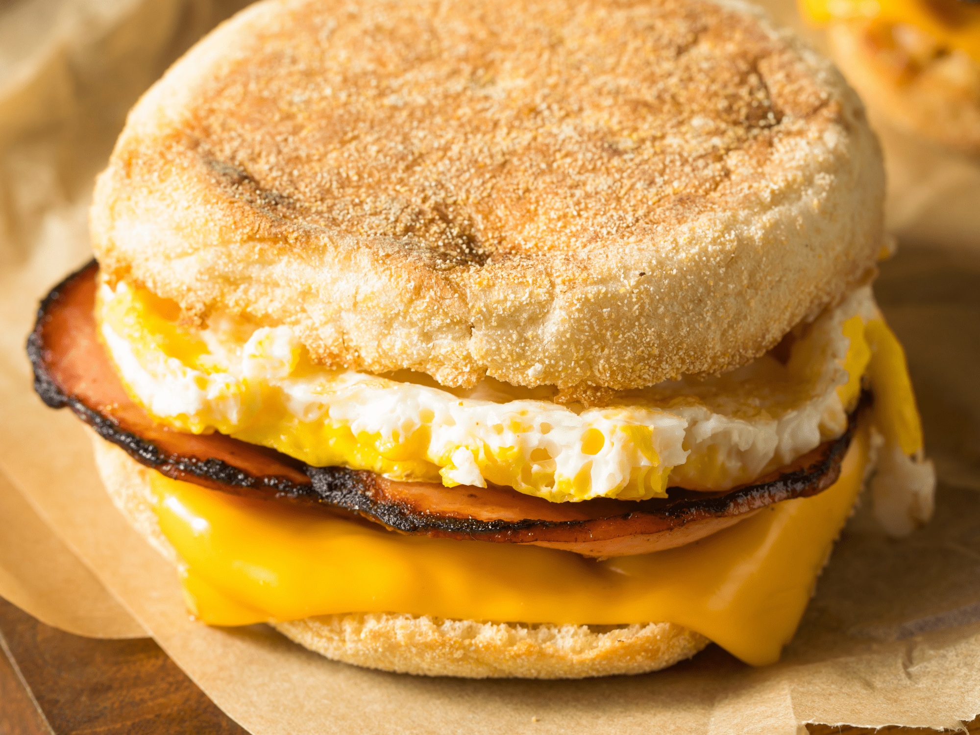 Ham, Egg, and Cheese Breakfast Sandwiches Recipe